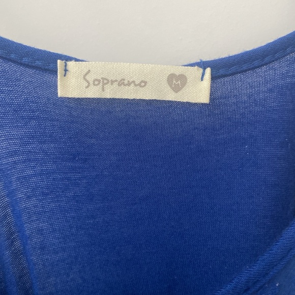 Blue Sheer Tank Top medium - Picture 3 of 4